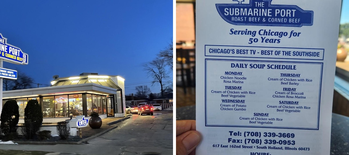 Submarine Port Menu
